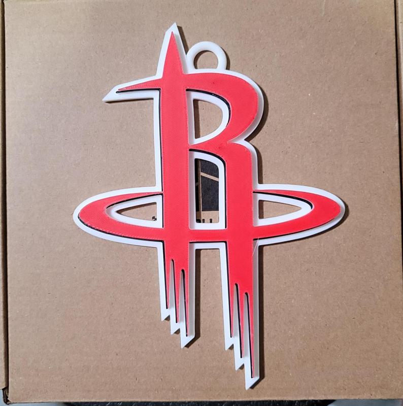 HOUSTON ROCKETS 3D Logo 180mm series