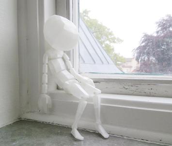 Semi-Posable Hollowed figurine