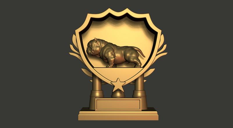 Exotic Bully Trophy