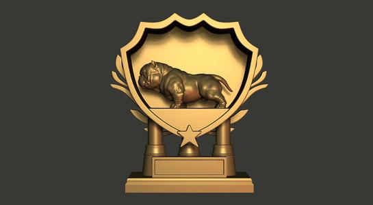 Exotic Bully Trophy