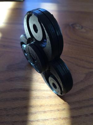 Fidget spinner BIOHAZARD design