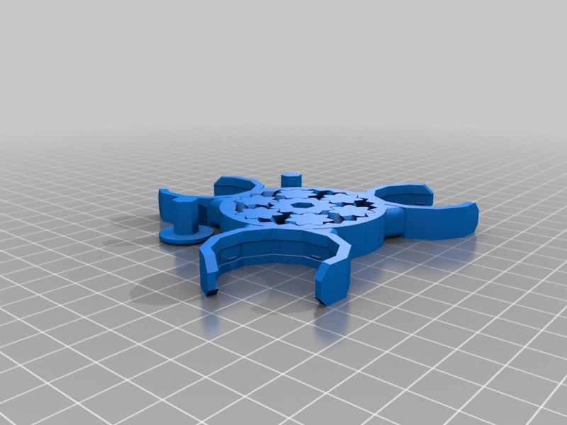 Australian 50c Gear Bearing Fidget Spinner