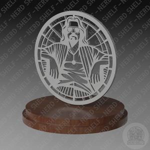 The Big Lebowski / The Dude Stained Glass Inspired