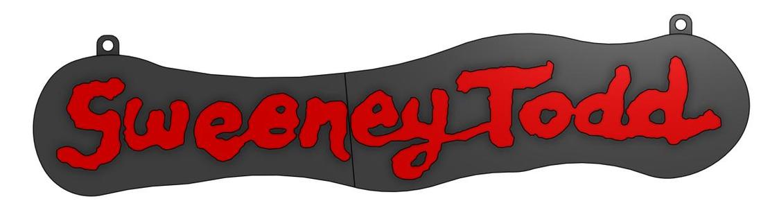 Sweeny Todd Logo Wall Sign