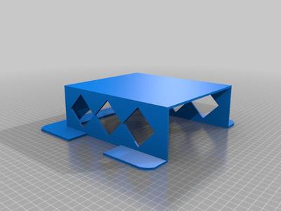 Under the desk shelf