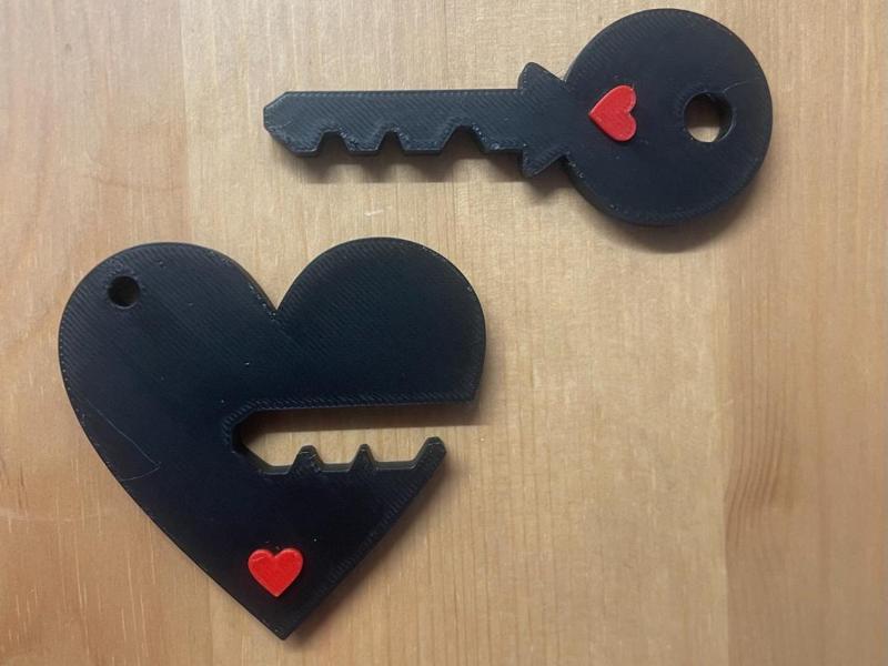 Cute Couples Keyring