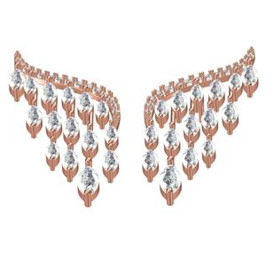 Beautiful Angle Wings Diamond Earring
