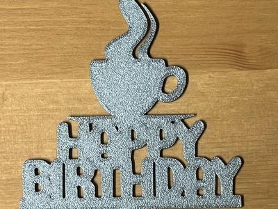 Happy Birthday Cake Topper
