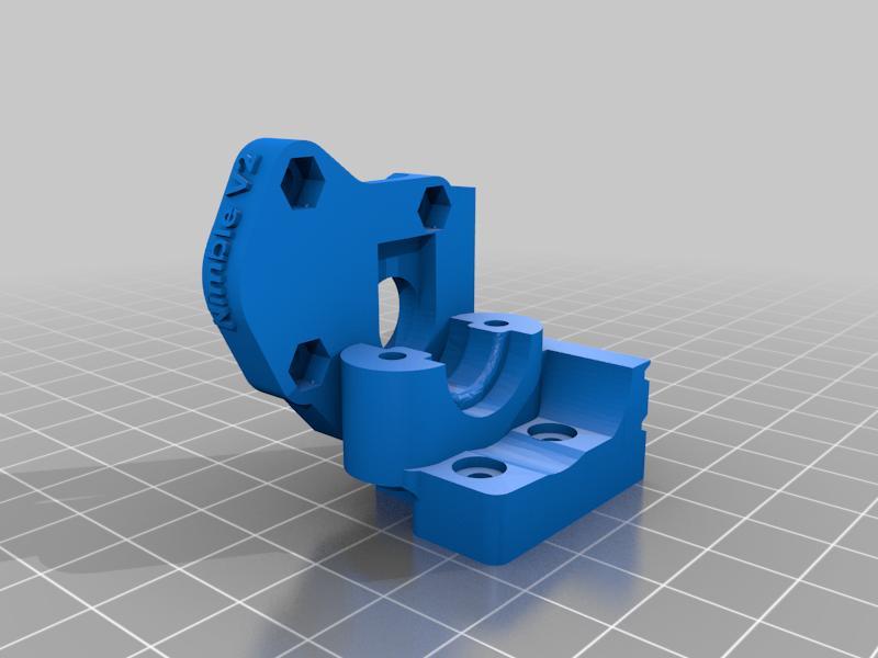 Zesty Nimble V2 E3D v6 mount for ender 3