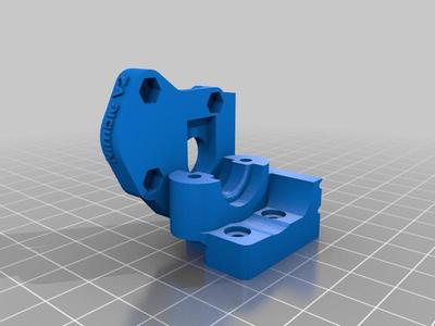 Zesty Nimble V2 E3D v6 mount for ender 3