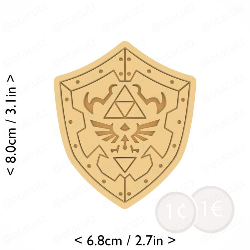 Hylian Shield Cookie Cutter - Ocarina Of Time