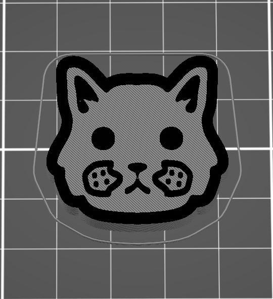 Cat Magnet for Fridge Door