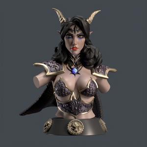 Elara Dark Elf Bust