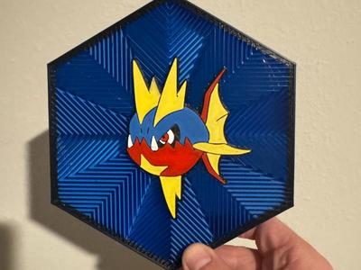 #318 Carvanha Hex Wall Art