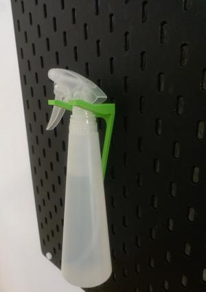 Ikea Skadis insert for Ikea TOMAT Spraybottle