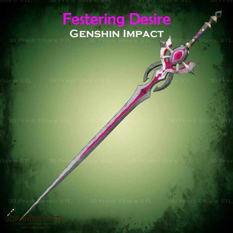 Festering Desire From Genshin Impact - Fan Art 3D print model