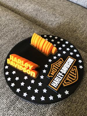 Colored Harley Kickstand Pad For Bambu Lab