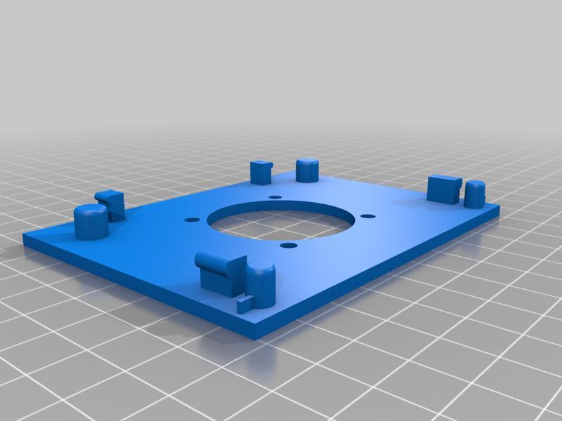 Raspberry Pi 7 inch case 40mm fan cover
