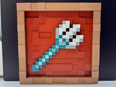 Trident - Minecraft Item Frame