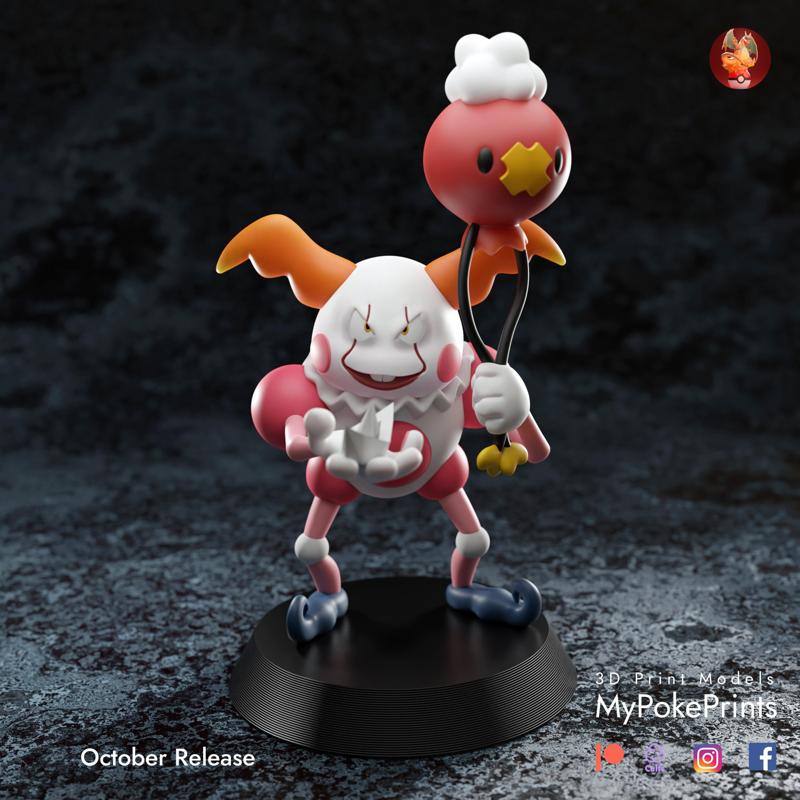 Pennywise Mr Mime - presupported figure