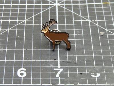Moose enamel pin