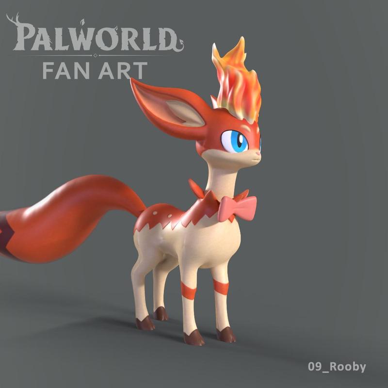 PALWORLD 09 ROOBY FANART