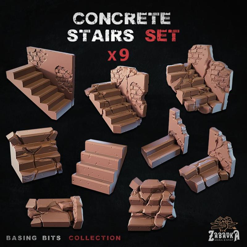 Concrete stairs - Basing Bits