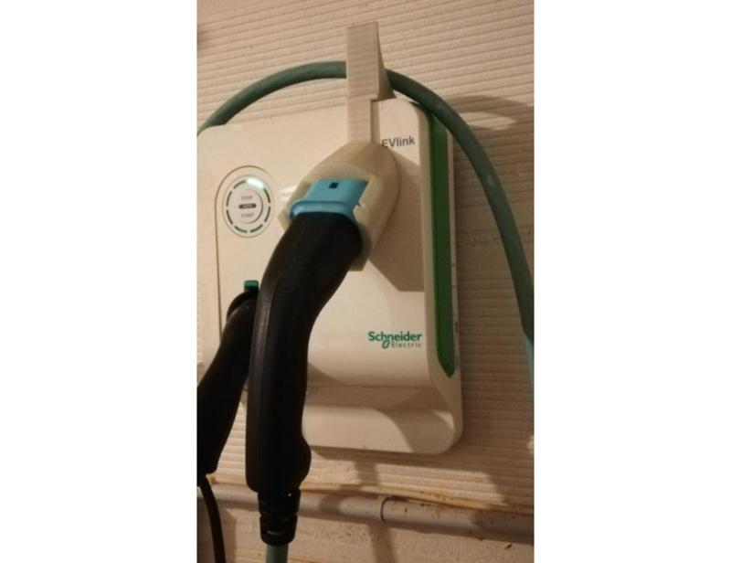 Holder for Type 2 EV cable