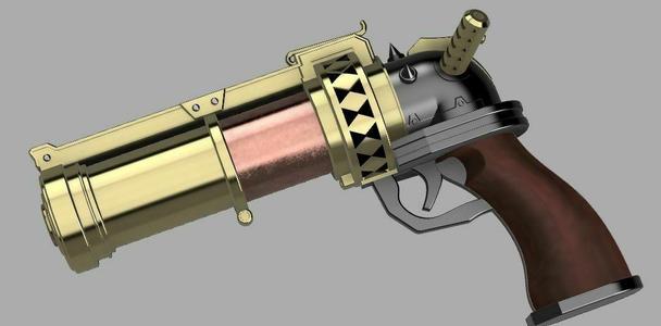 Arcane: League of Legends - Jinx blaster 3D model