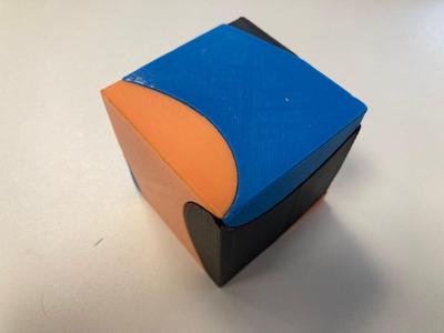 Trisection of a cube