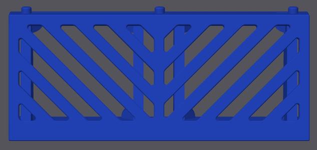 Slotted Skirt Fan Holder for Voron Doomcube