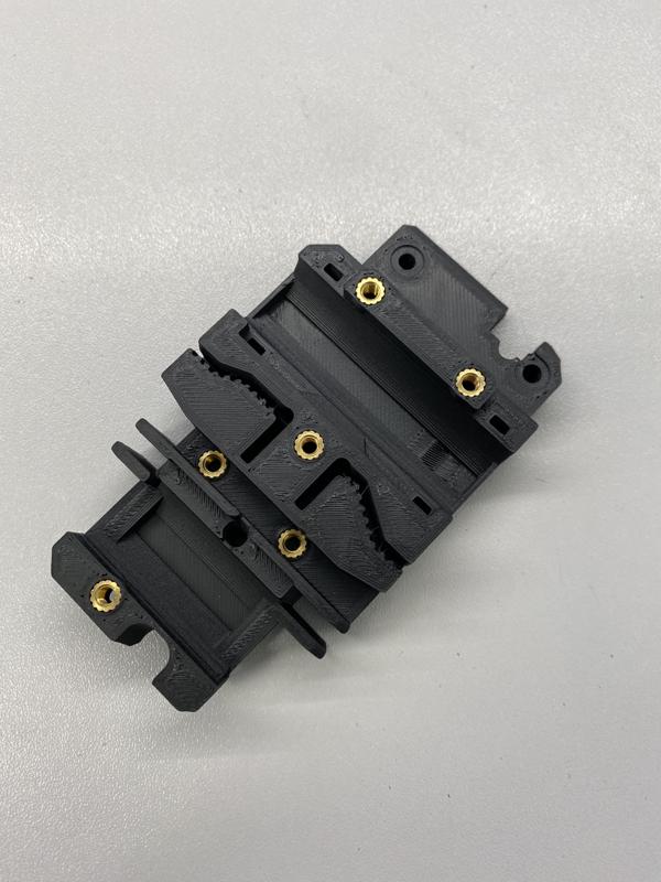 Prusa i3 MK2.5S/MK3S X carriage R7 with M3 heat set inserts