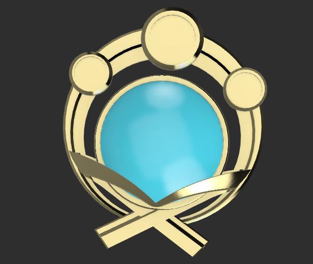 Genshin Impact - Inzauma Vision 3D model