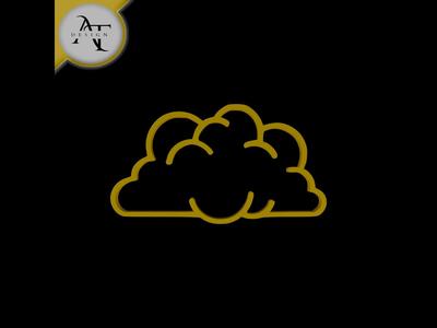 Simple Cloud Symbol - 2D Art