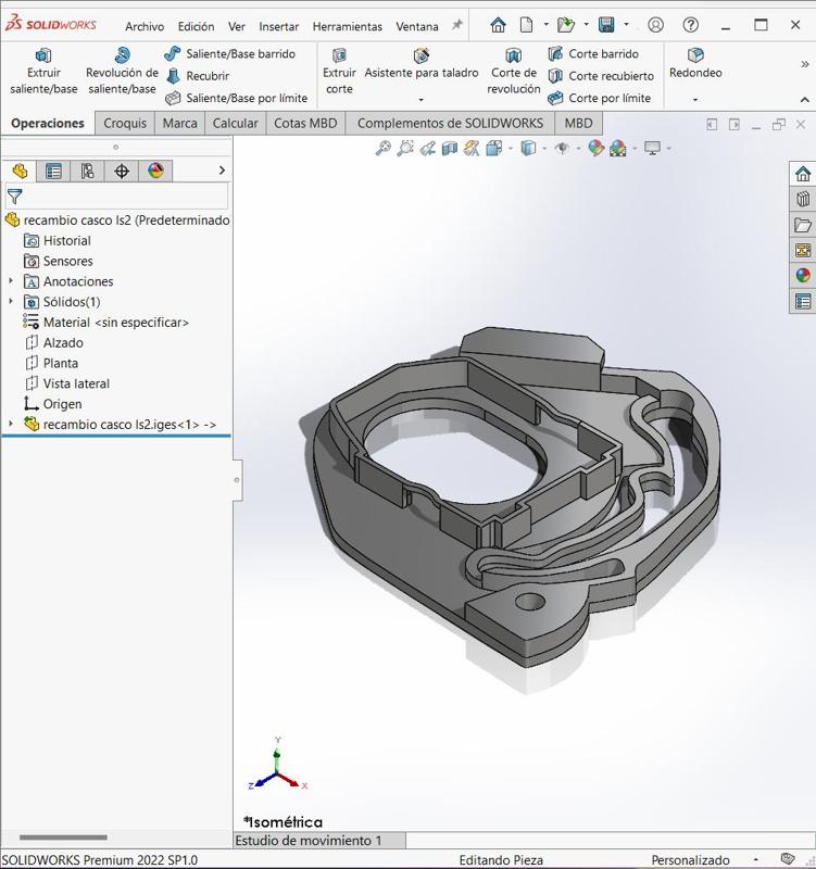 Recambio para visera casco Ls2