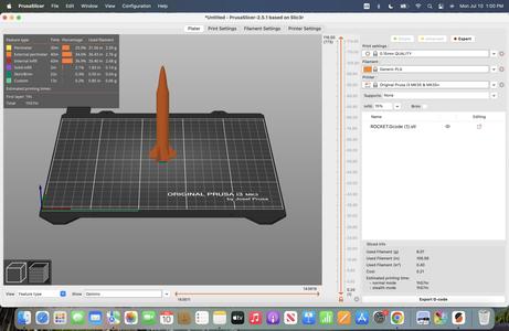 Basic model rocket