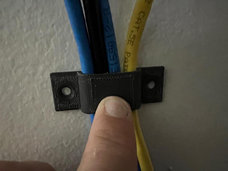 LAN cable bracket