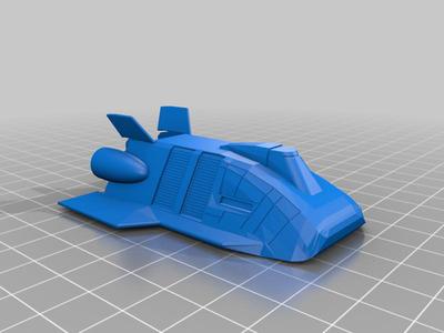 Leopard Dropship (Map scale - Separated turret)
