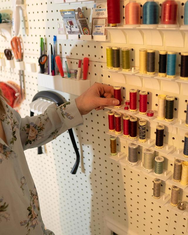 Sewing Reel holders for peg board