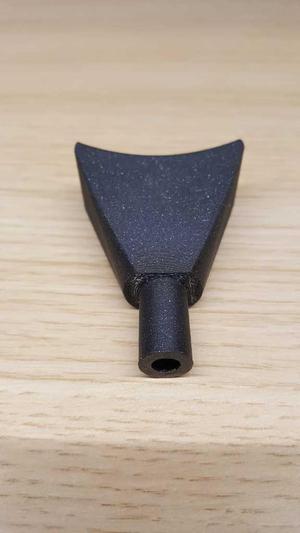Pomo para silla de ruedas en forma de "silla de montar" (Joystick "saddle" shaped for wheelchair)