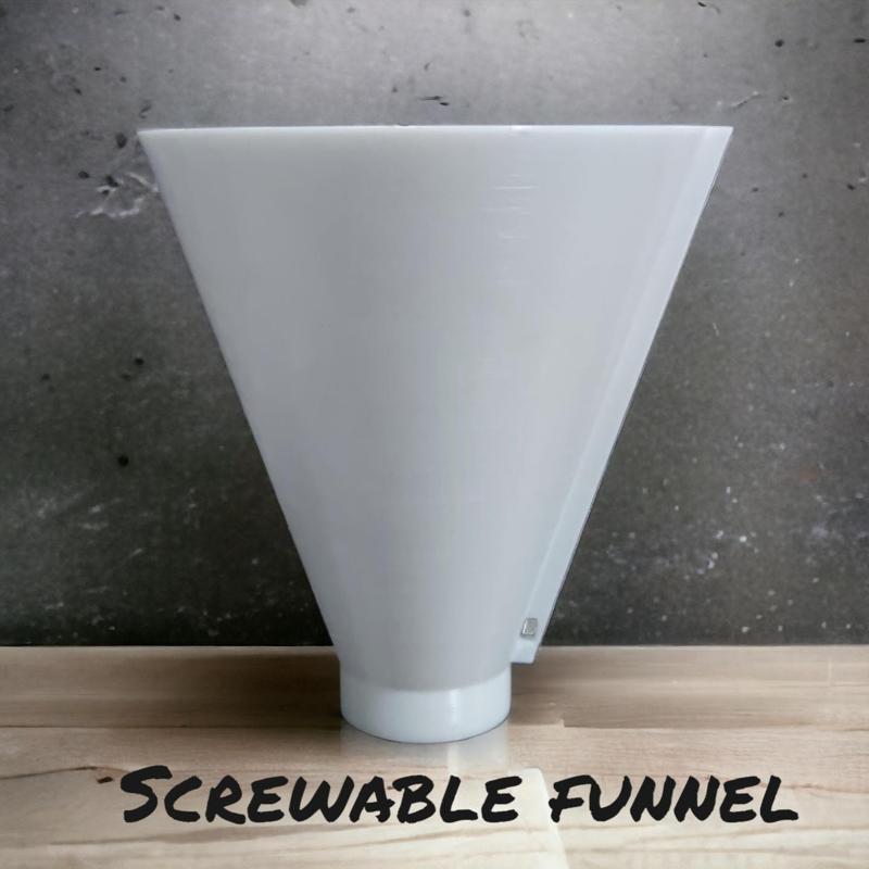 screwable funnel