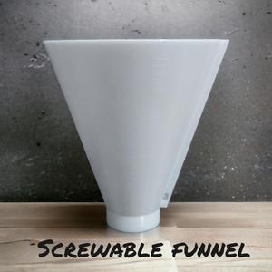 screwable funnel