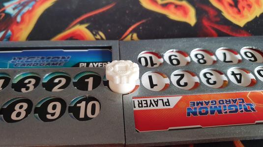 Memory guage card holder