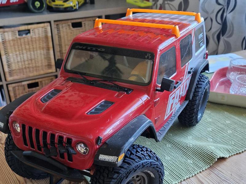 Roof Rack For AXIAL SCX10 III JEEP JLU WRANGLER Rc Crawler