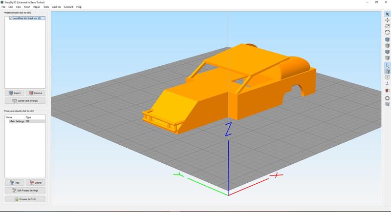 MODIFIED DIRT TRACK CAR V2