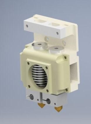 Prusa i3 double hotend X-carriage