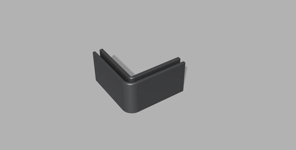 Outside corner cable holder