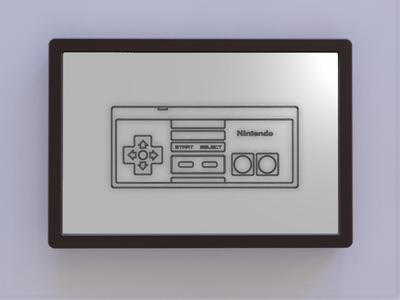 NES Controller Art