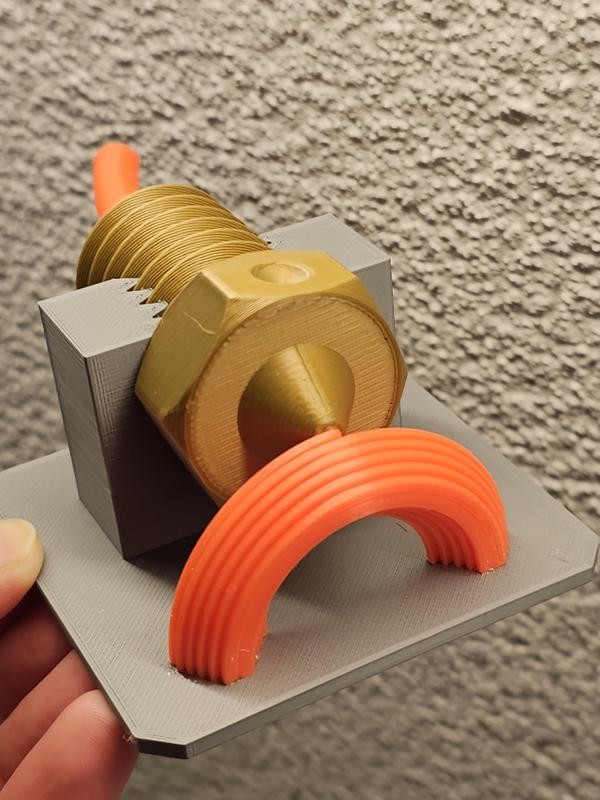 E3D 0,4mm nozzle sign, scaled up 5 times