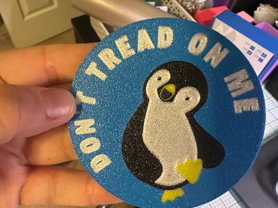 Dont Tread on Me Penguin Magnet